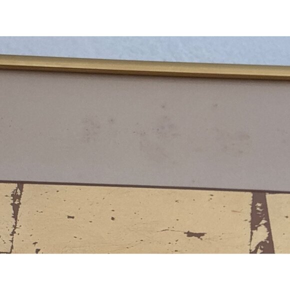 Man-on-The-Saddle-by-Mou-Sein Tseng Signed Gouache and Gold Leaf Painting - Picture 16 of 16